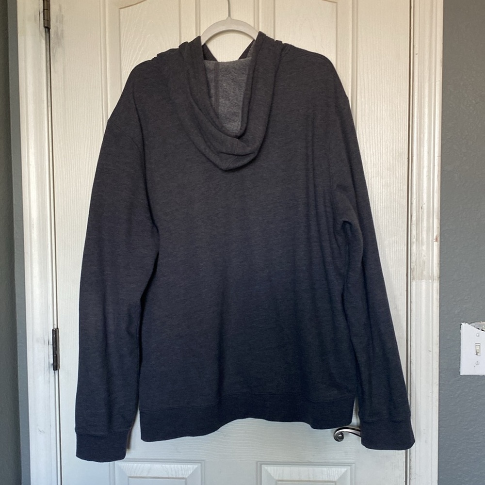Tek Gear Ultrasoft Fleece Gray Hoodie - Picture 2 of 4